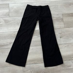Topshop Black Flare Trousers Size 6